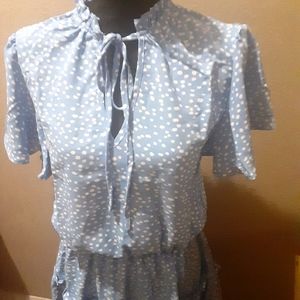 NEW Bohemian blue and white  Dress!!